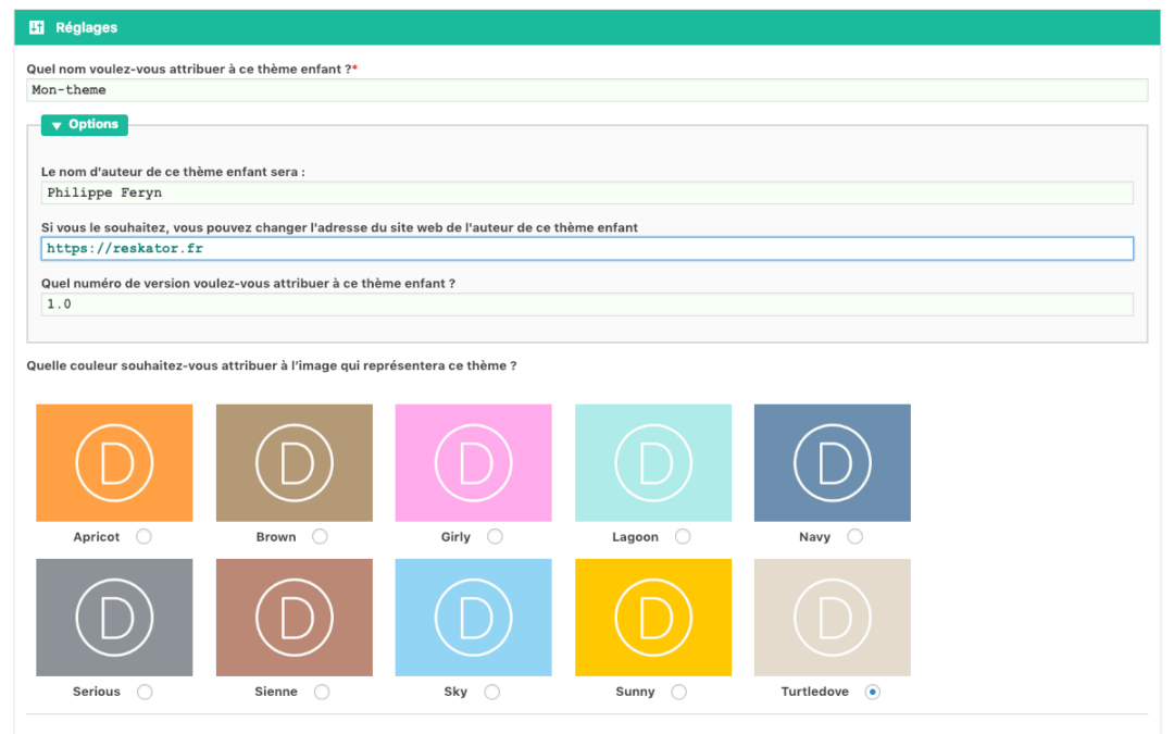 ATP Divi Child : plugin pour créer un thème enfant pour Divi