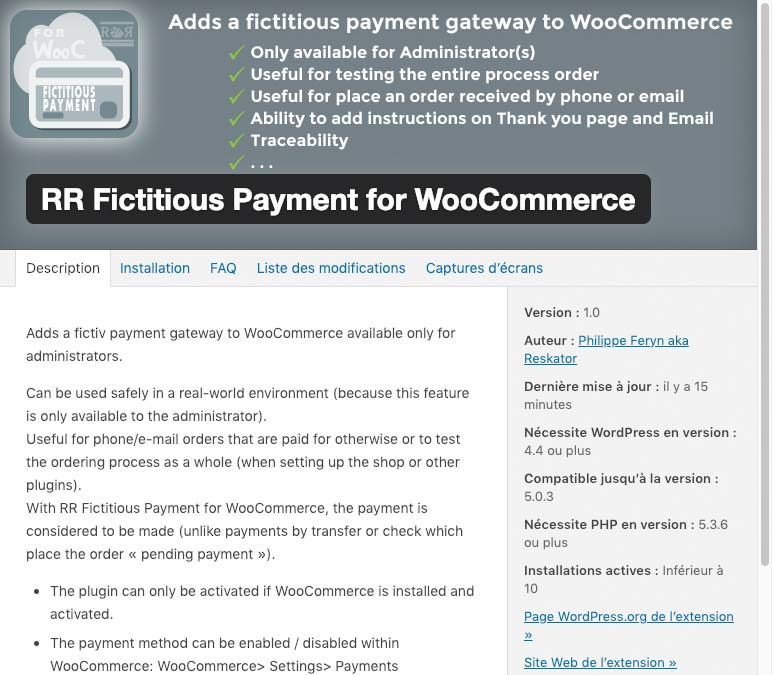 Mon premier plugin sur le Repository WordPress